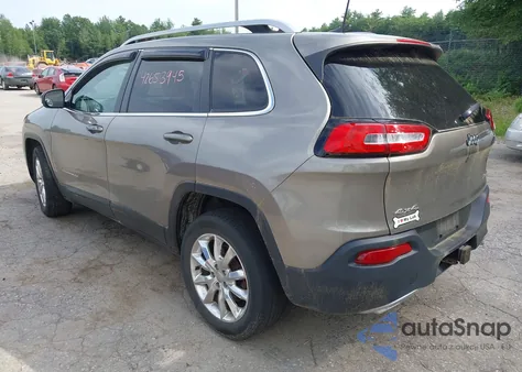 2016 Jeep Cherokee Limited из США, поврежденный, VIN 1C4PJMDS1GW309837